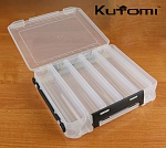 Коробка KUTOMI двухсторонняя прозрач. 5+5отд. 20*16*5